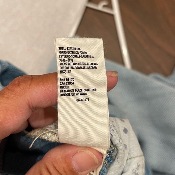 Free People Mover and  Shaker Pleated Paper Bag Jean in Indigo .Size 2 - Picture 10 of 11